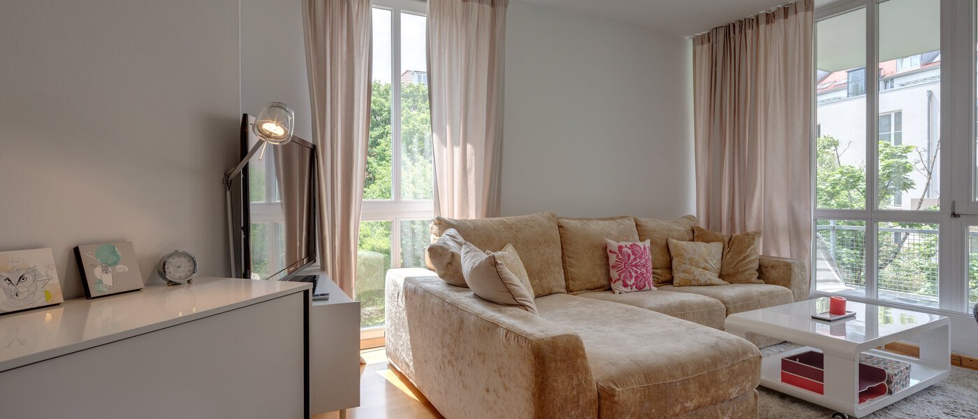 appartamento München Schwabing (links der Leopoldstraße) 02 soggiorno 9548