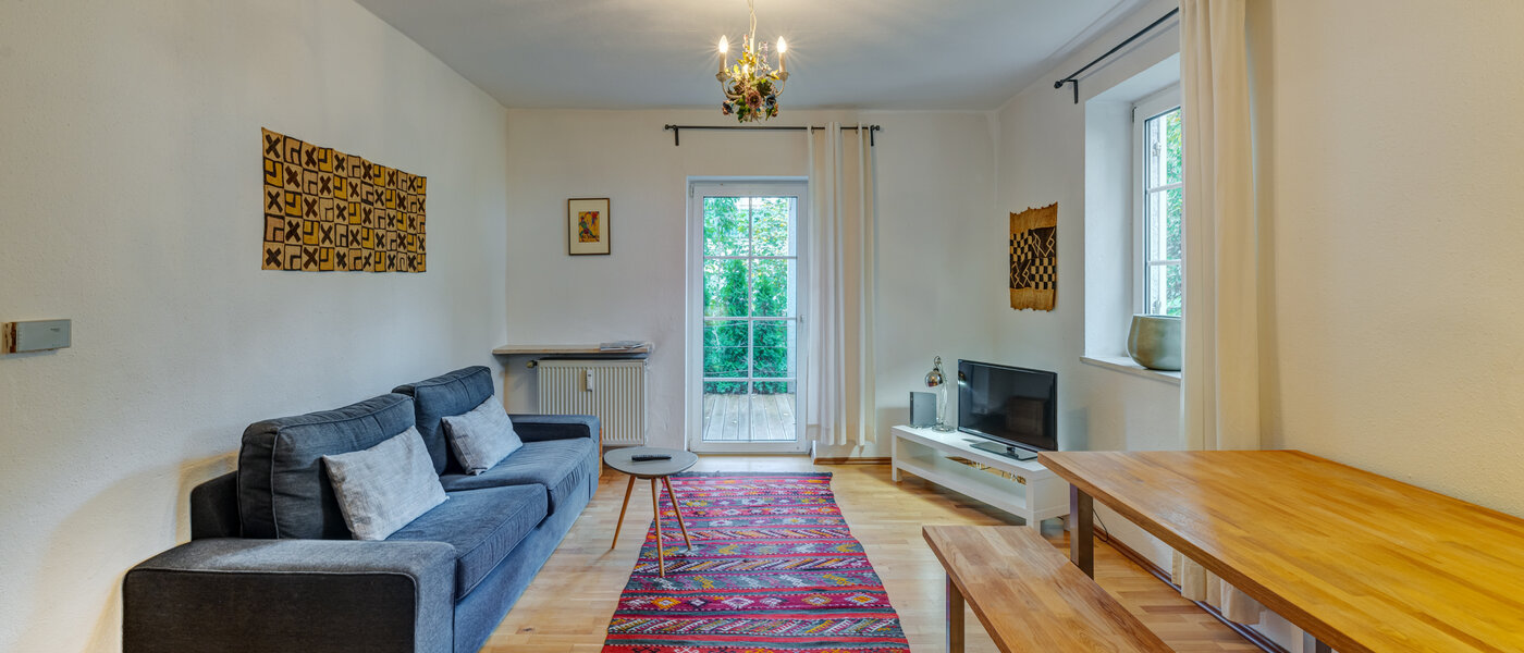 appartamento München Waldtrudering 01 zona living 9555
