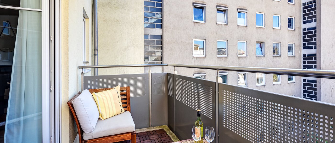 appartamento München Schwabing-Nord (zw. Leopoldstraße & Englischen Garten) 03 balcone 9573