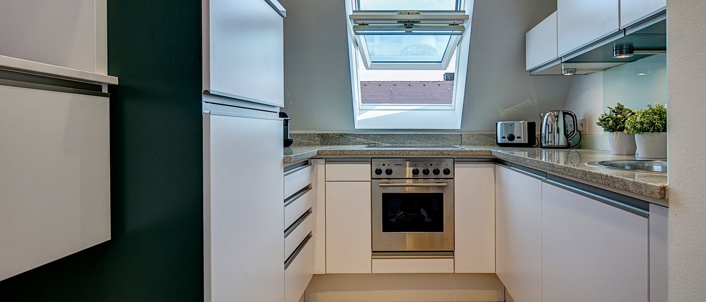 attico con terrazzo München Schwabing-Nord (zw. Belgrad- & Leopoldstraße) 01 cucina 9584