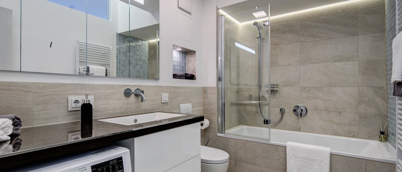 attico con terrazzo München Schwabing-Nord (zw. Belgrad- & Leopoldstraße) 02 bagno 9584