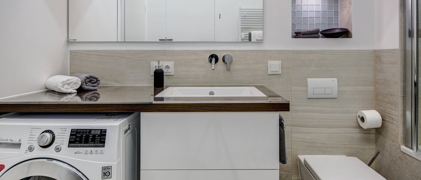 attico con terrazzo München Schwabing-Nord (zw. Belgrad- & Leopoldstraße) 03 bagno 9584