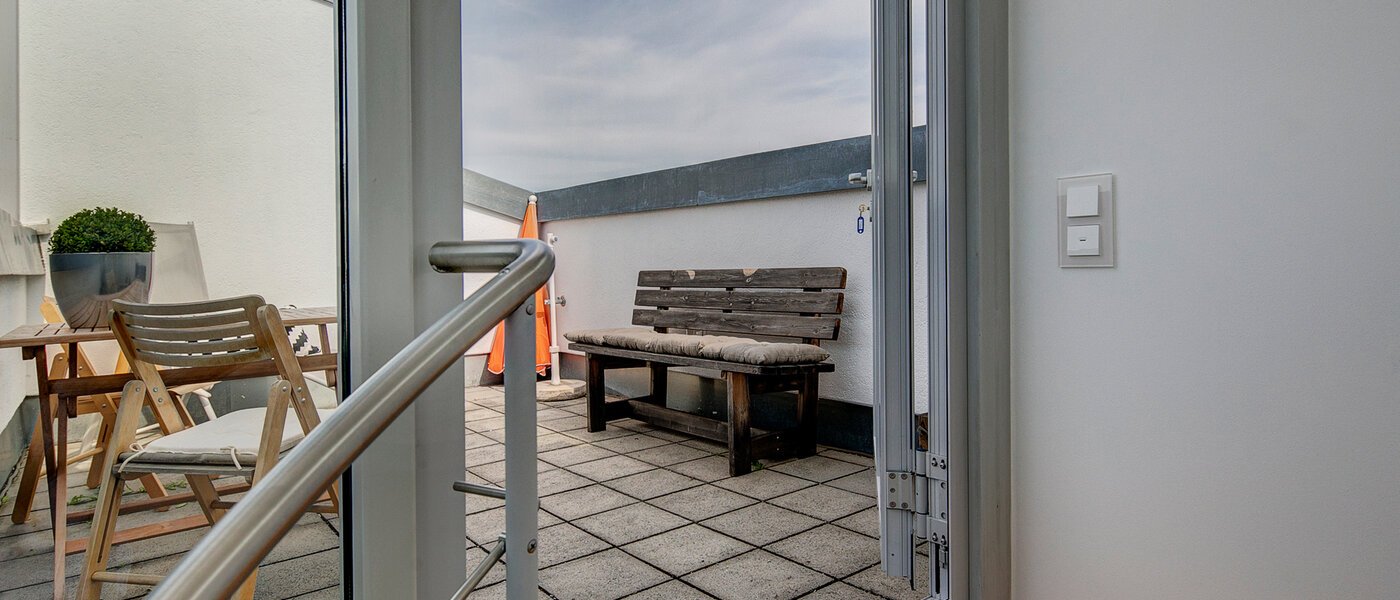 attico con terrazzo München Schwabing-Nord (zw. Belgrad- & Leopoldstraße) 04 terrazza 9584