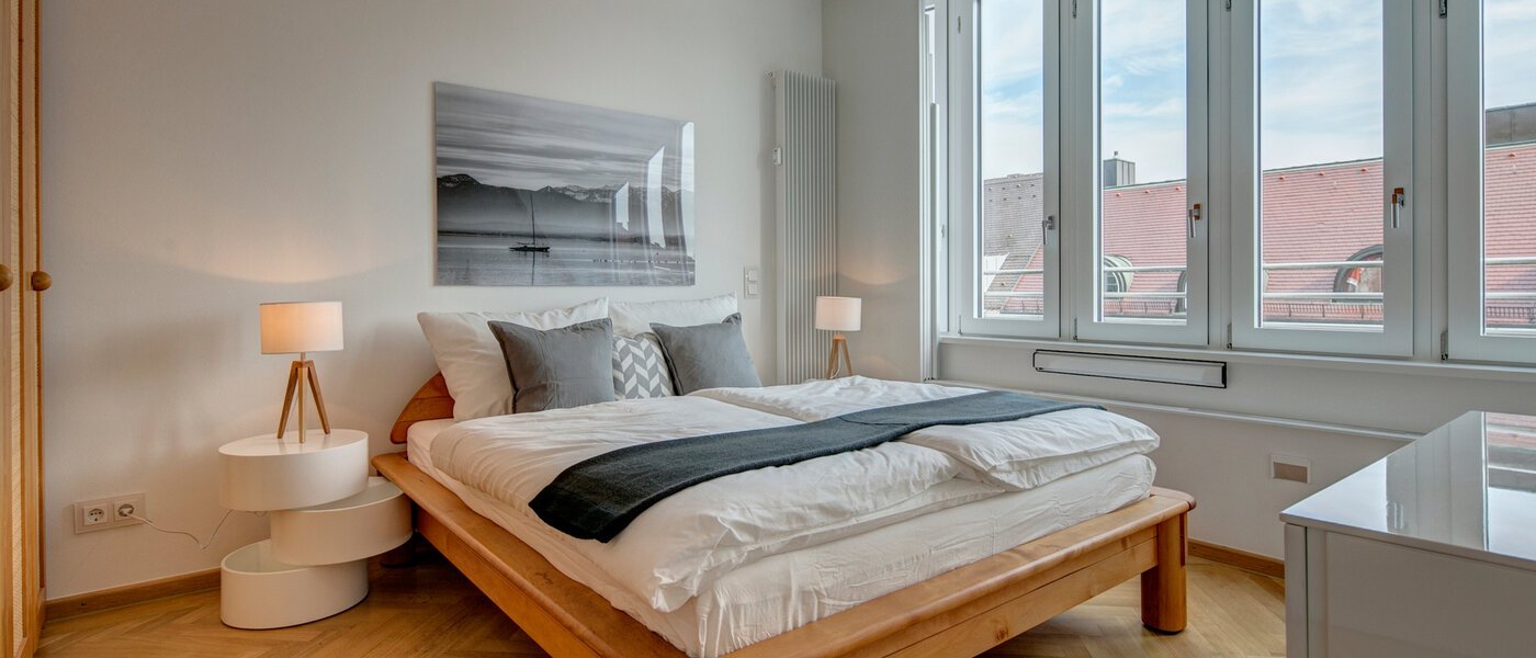 attico con terrazzo München Schwabing-Nord (zw. Belgrad- & Leopoldstraße) 01 zona notte 9584