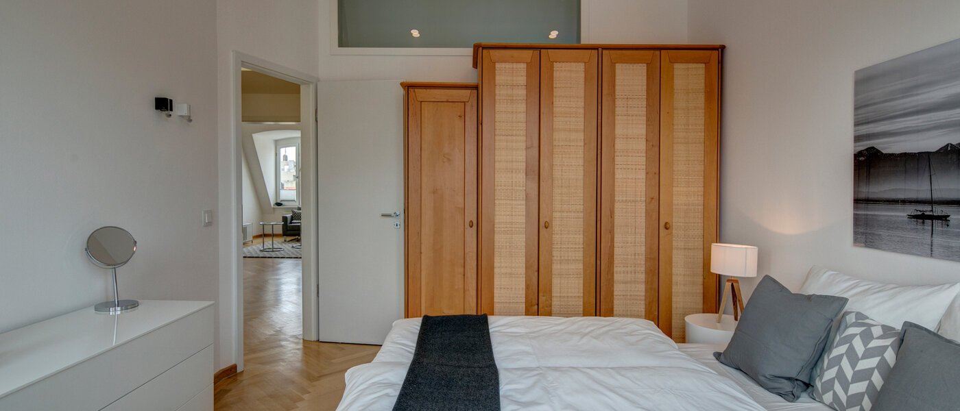 attico con terrazzo München Schwabing-Nord (zw. Belgrad- & Leopoldstraße) 04 zona notte 9584