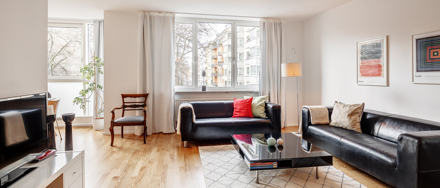 appartamento München Maxvorstadt - Museumsviertel 01 zona living 9616