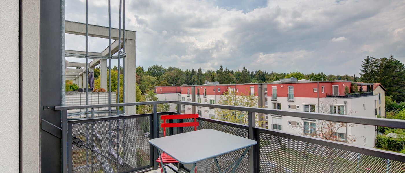 appartamento München Großhadern 01 balcone 9626