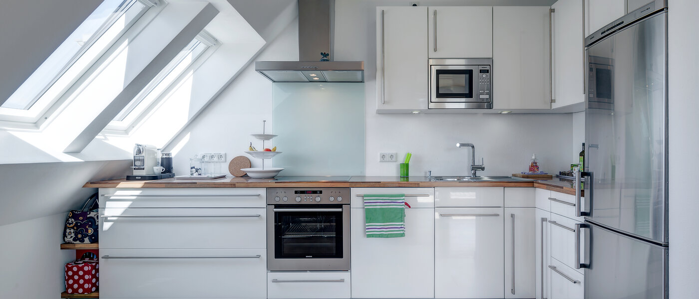 attico con terrazzo München Obermenzing 01 cucina 9637