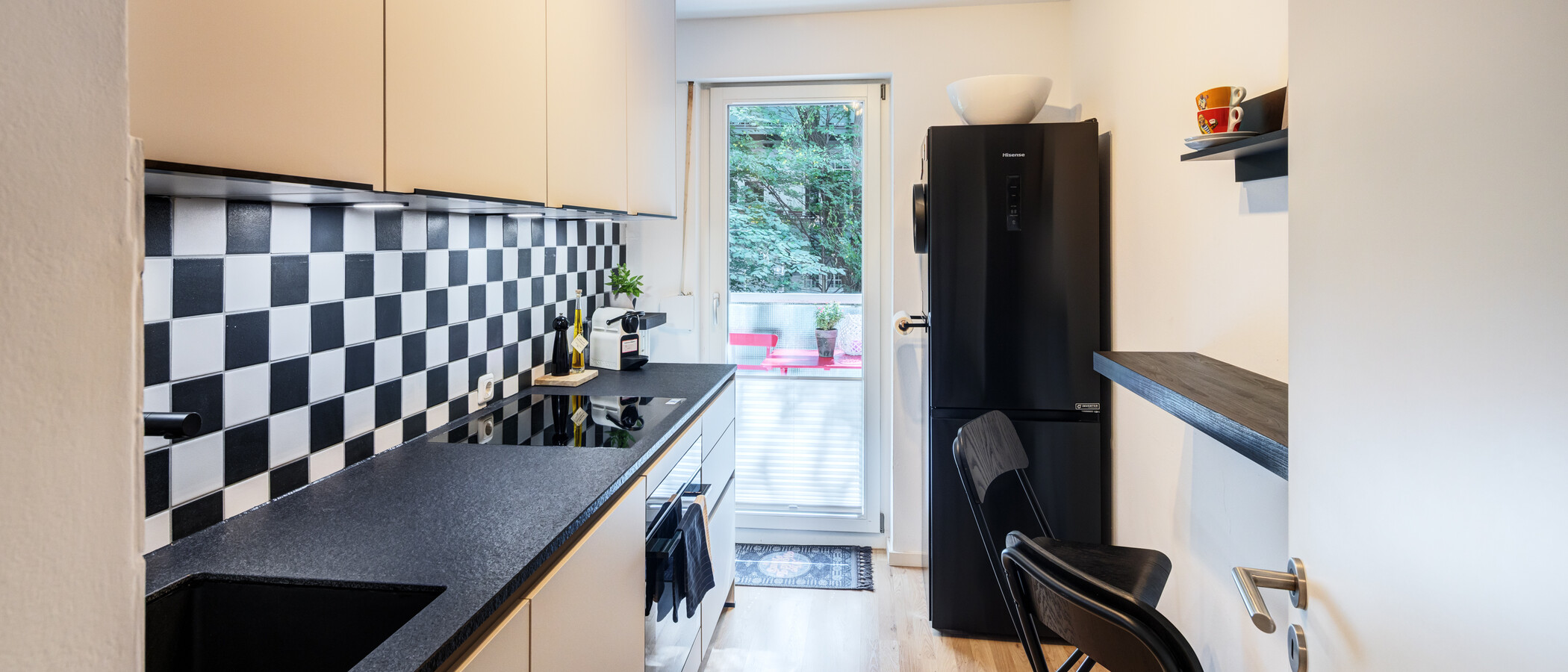 appartamento München Lehel 01 cucina 9663