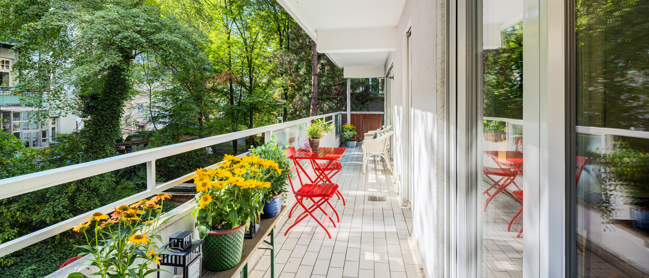 appartamento München Lehel 01 balcone 9663