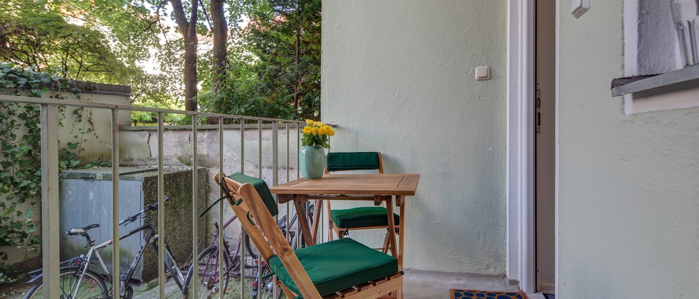 appartamento München Maxvorstadt 01 balcone 9664