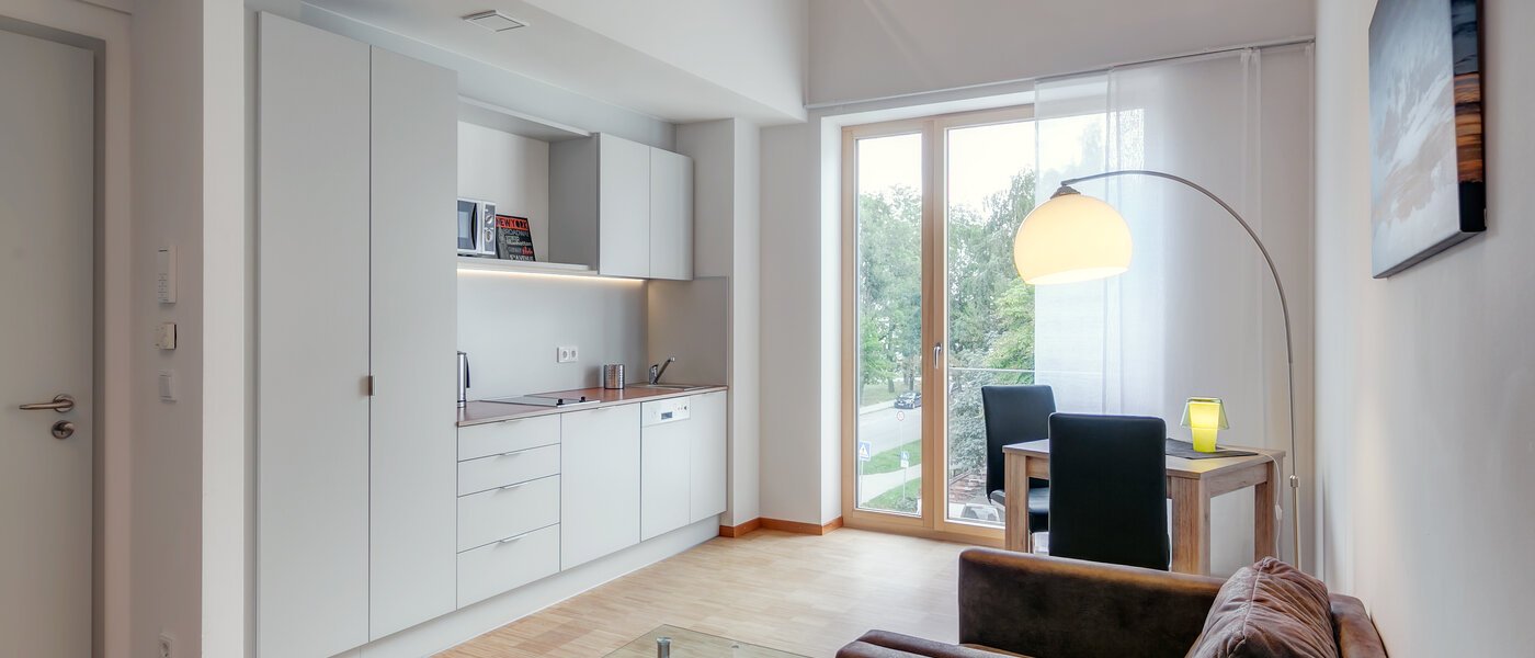 maisonnette con galleria Unterschleißheim Lohhof 04 soggiorno 9676