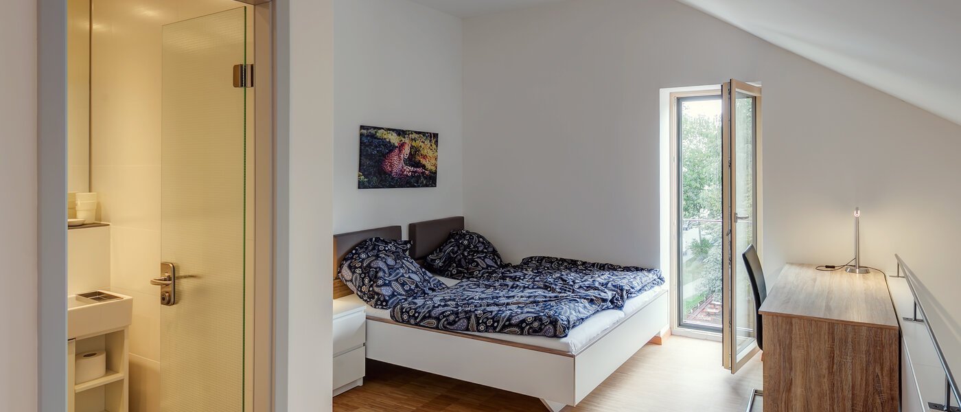 maisonnette con galleria Unterschleißheim Lohhof 02 zona notte 9676