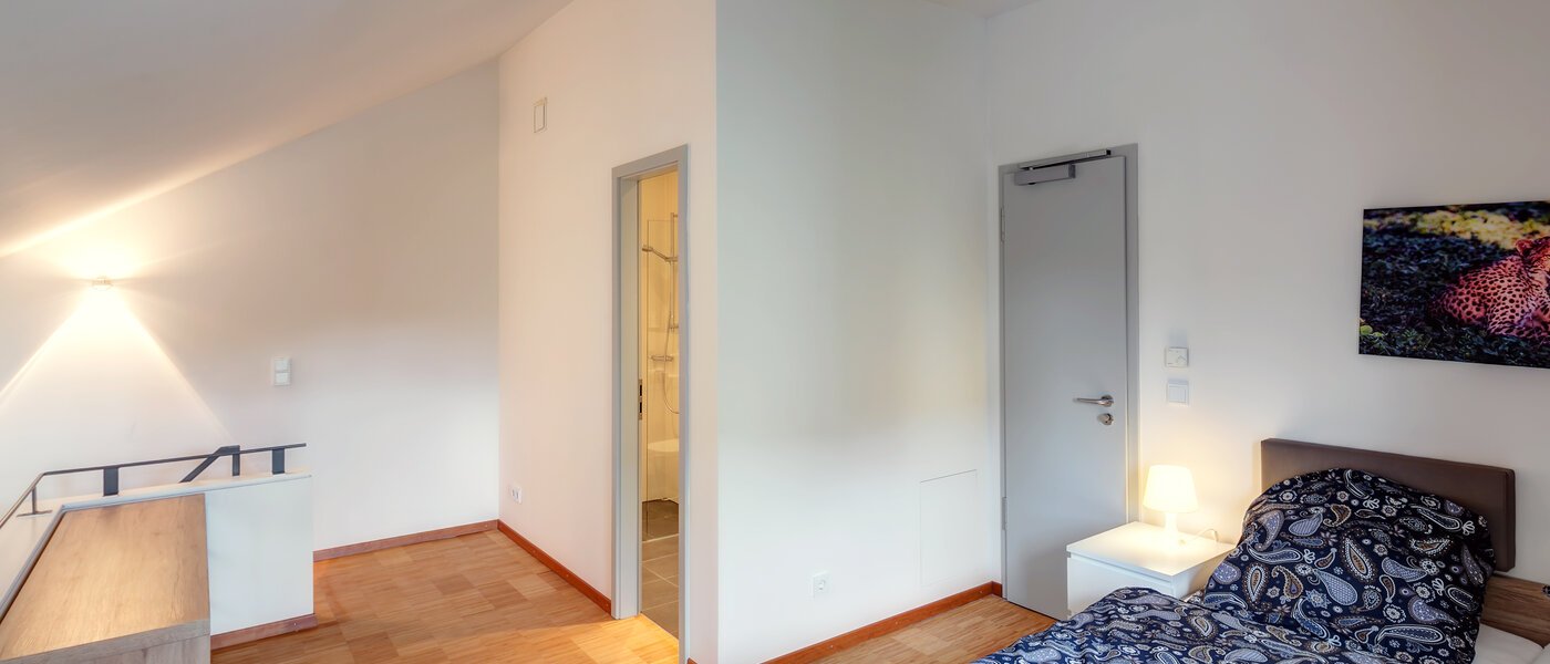 maisonnette con galleria Unterschleißheim Lohhof 03 zona notte 9676