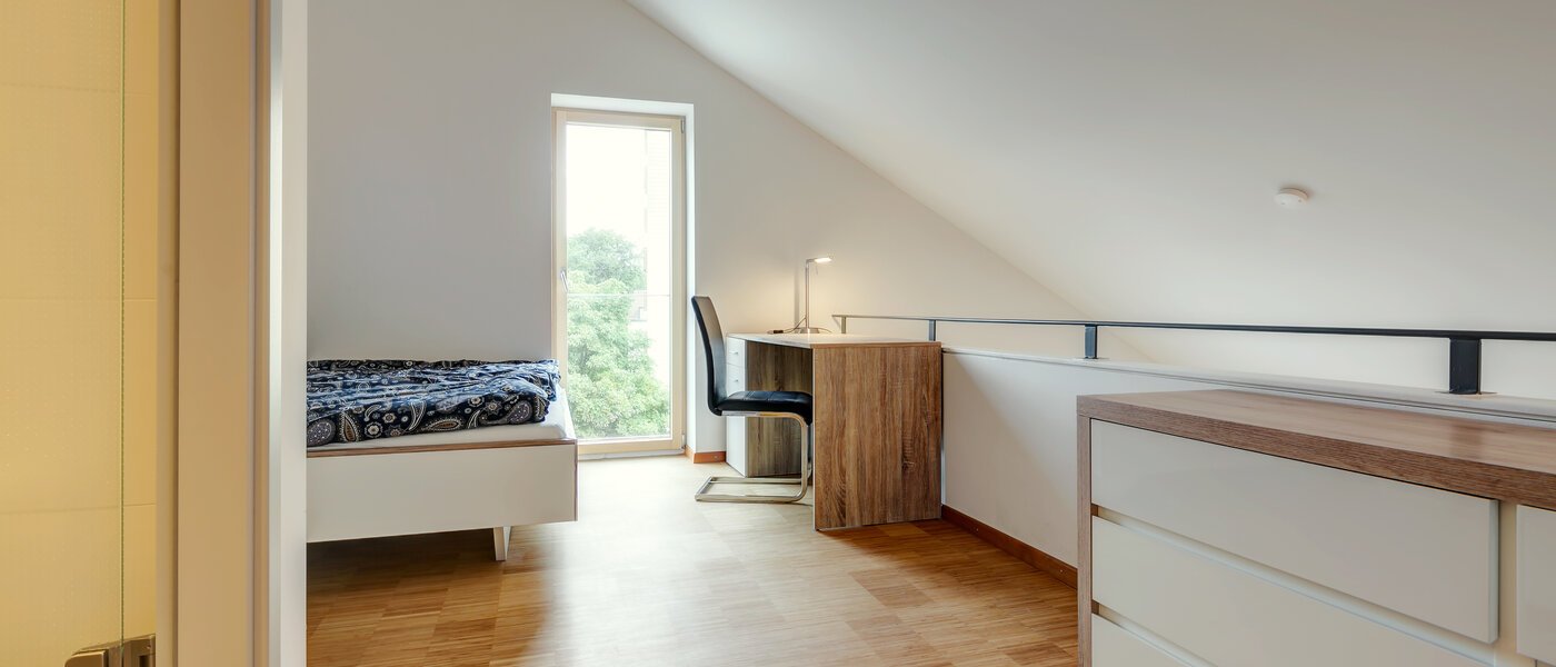 maisonnette con galleria Unterschleißheim Lohhof 04 zona notte 9676