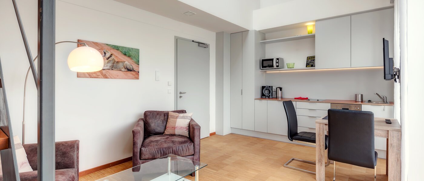 maisonnette con galleria Unterschleißheim 03 soggiorno 9678