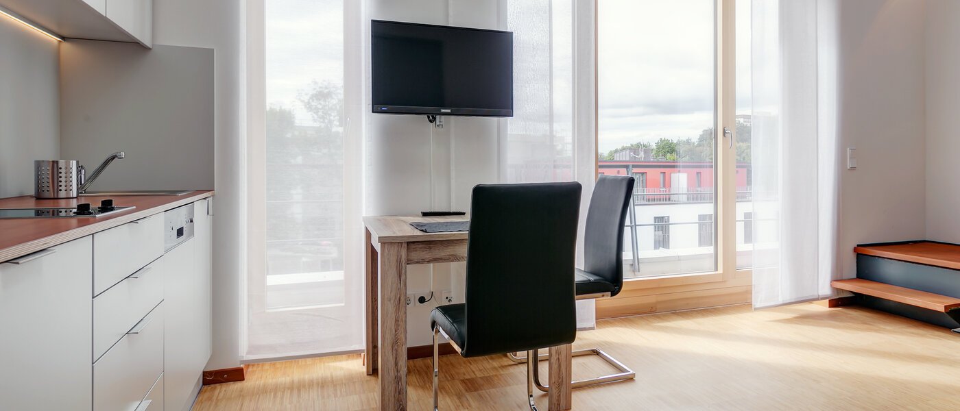 maisonnette con galleria Unterschleißheim 04 soggiorno 9678