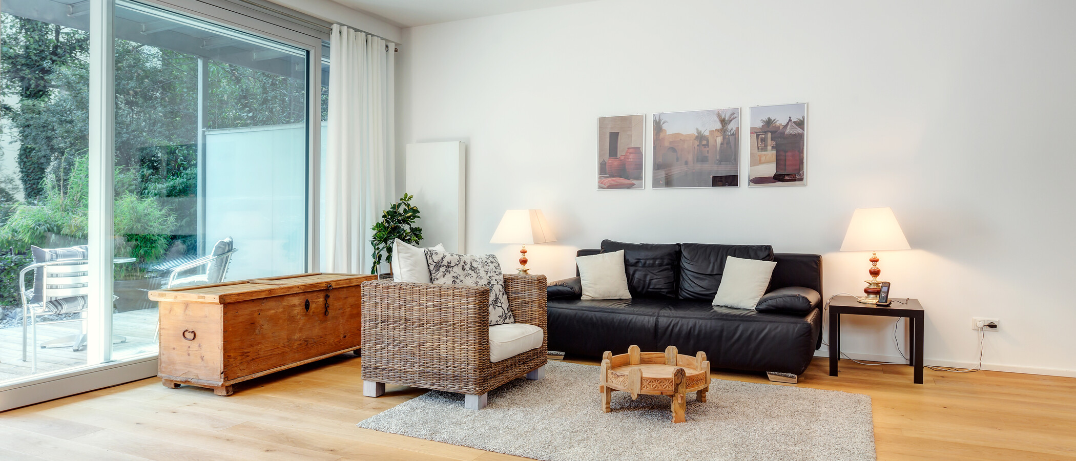 appartamento München Neuhausen 01 soggiorno 9686