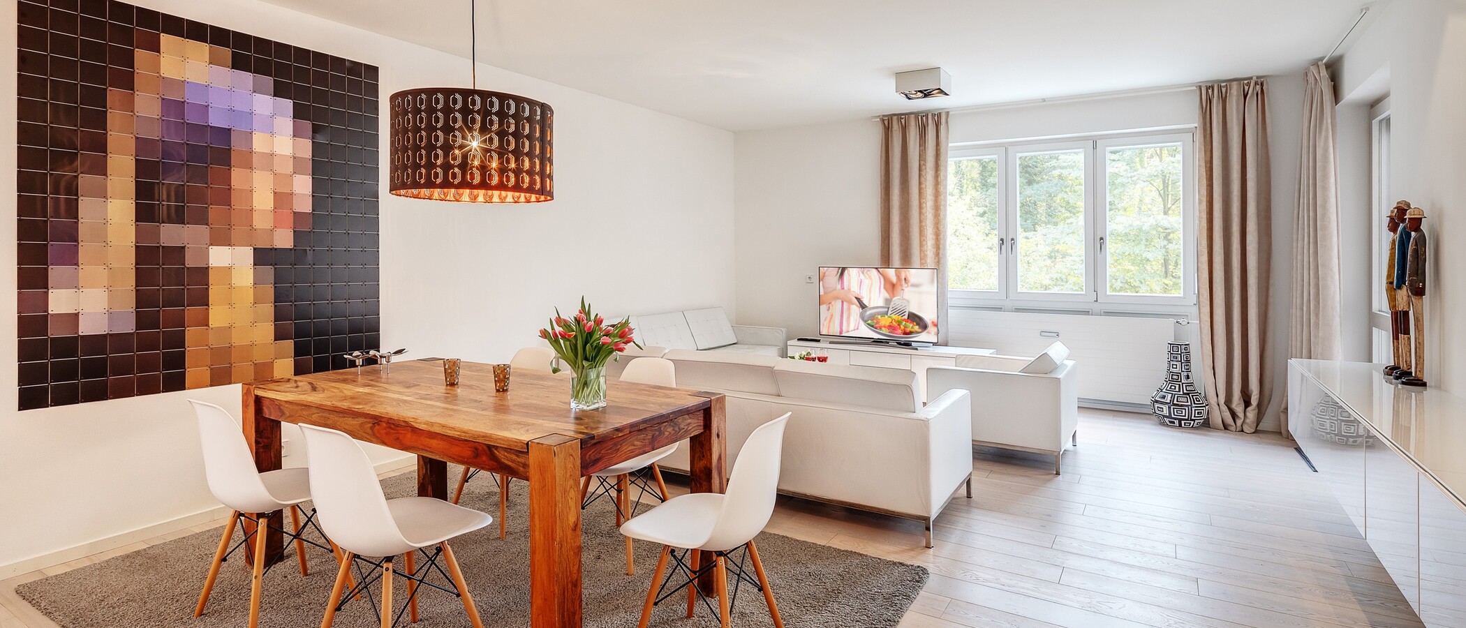 appartamento München Herzogpark 01 zona living 9714