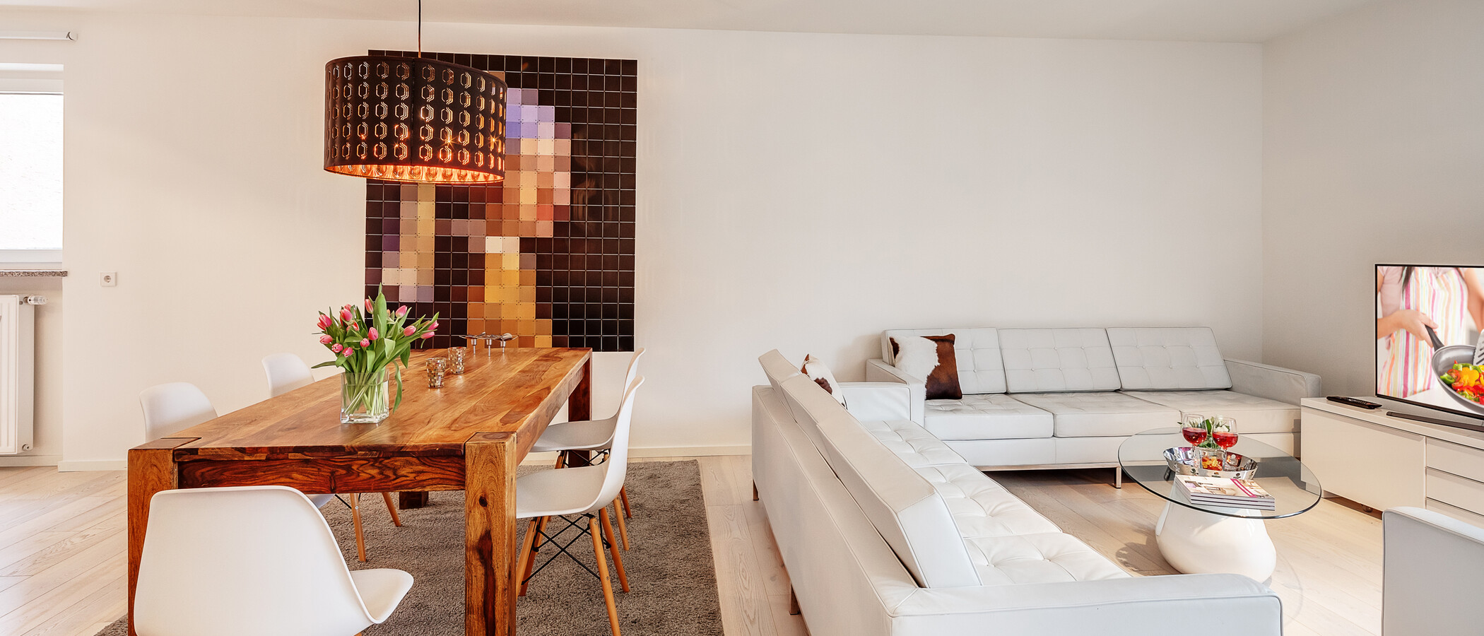 appartamento München Herzogpark 02 zona living 9714