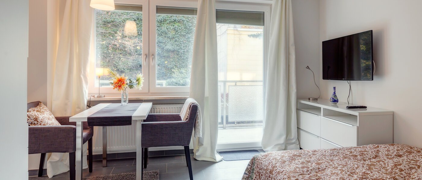 abitazione München Schwabing (rechts der Leopoldstraße) 02 soggiorno 9736