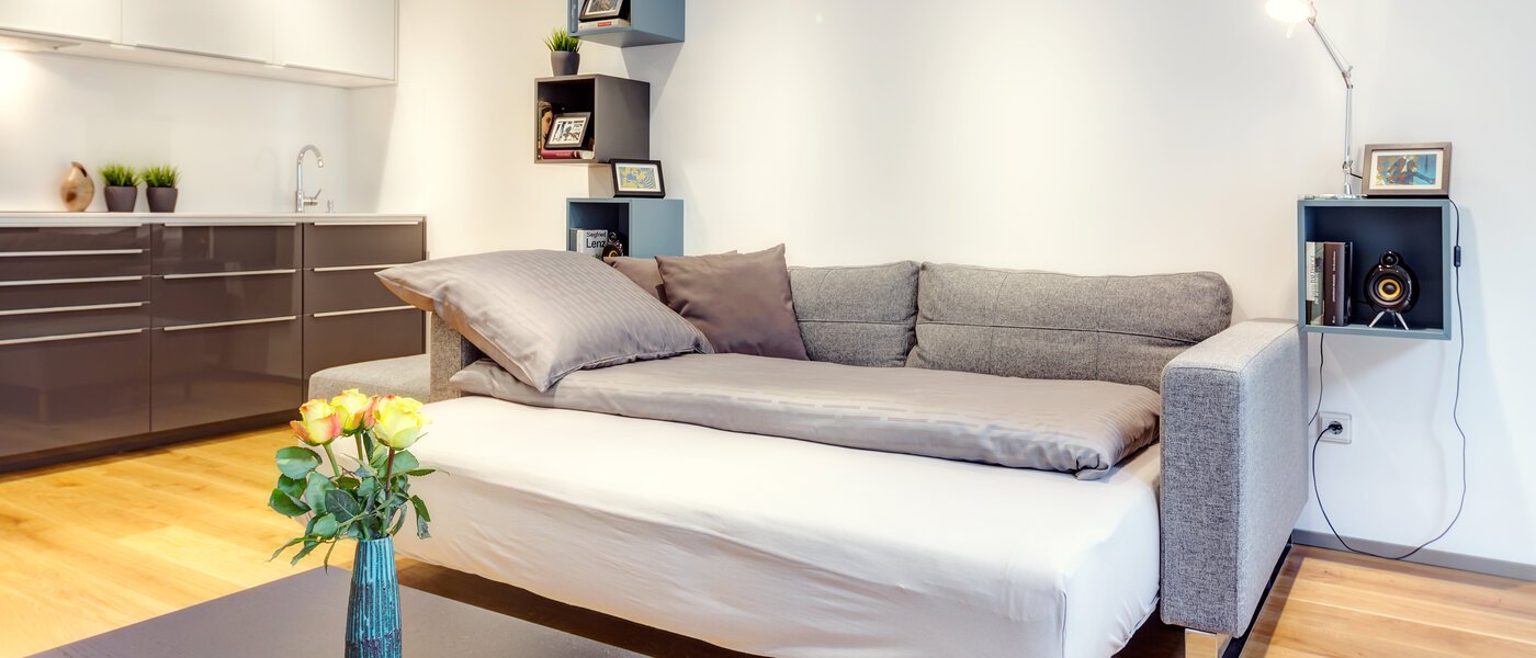 abitazione München Neuhausen 01 zona notte 9737