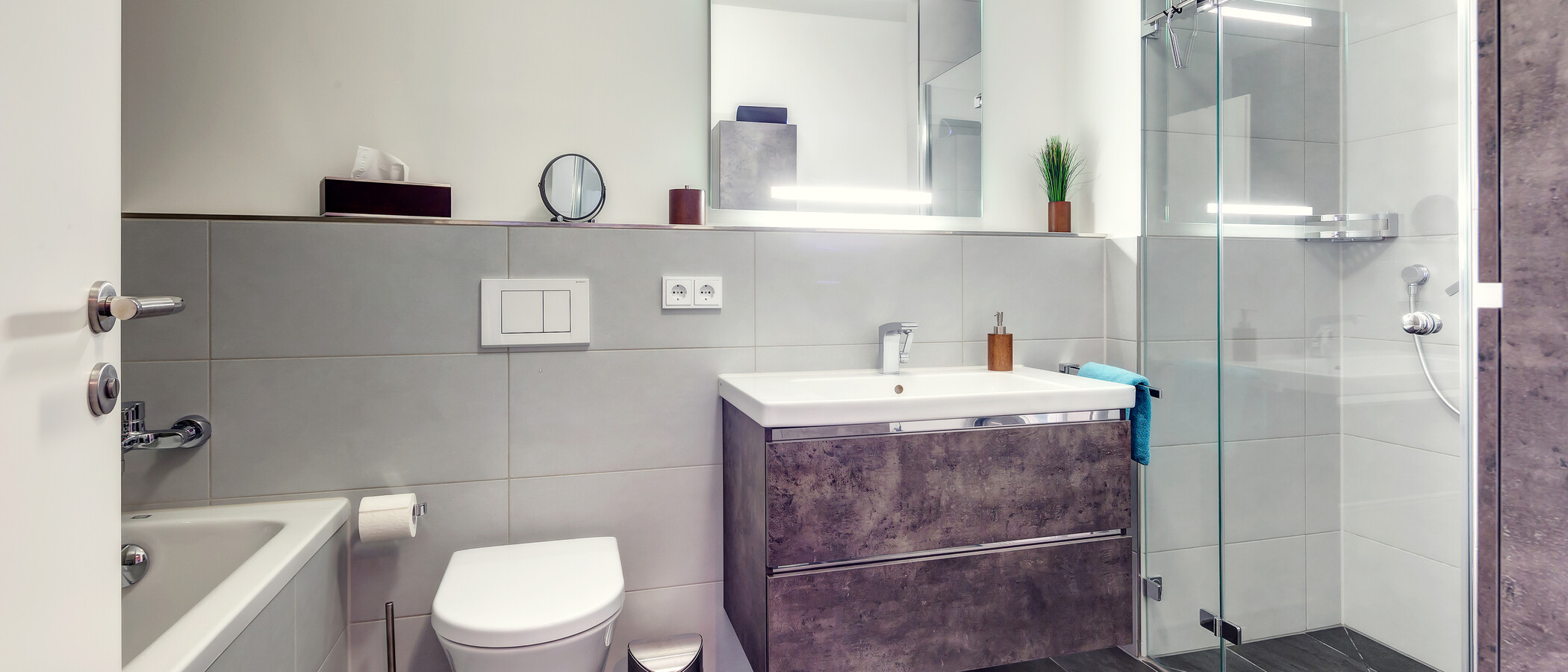 appartamento München Obersendling 01 bagno 9748