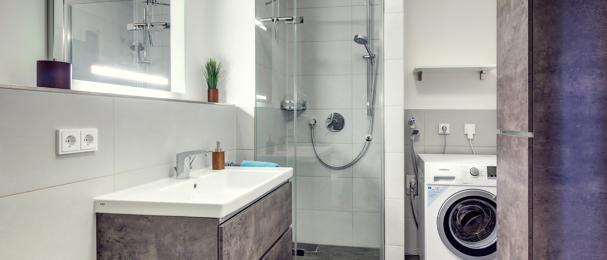 appartamento München Obersendling 03 bagno 9748