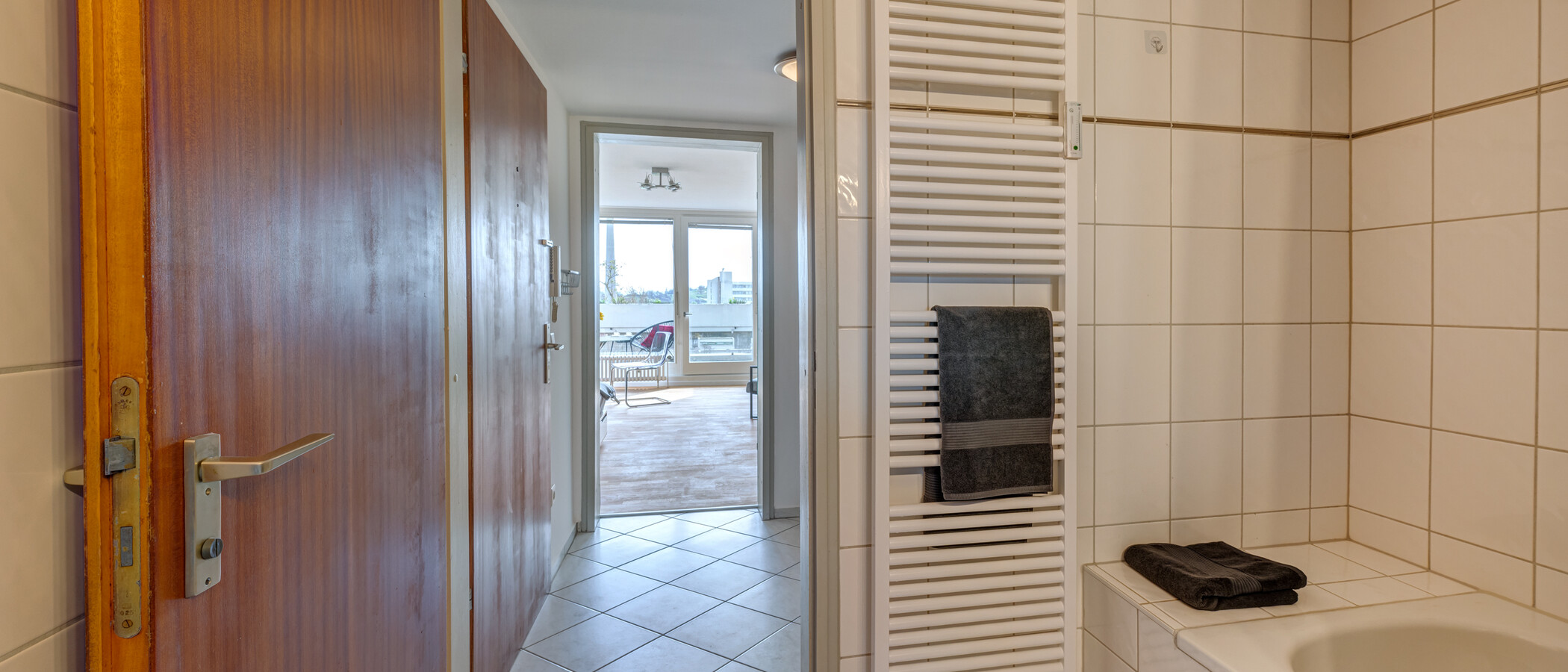 appartamento München Olympiadorf 02 bagno 9781
