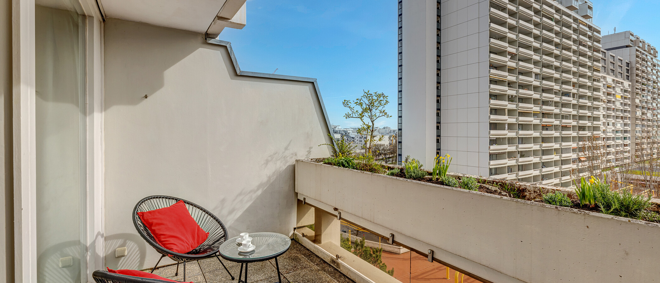 appartamento München Olympiadorf 01 balcone 9781