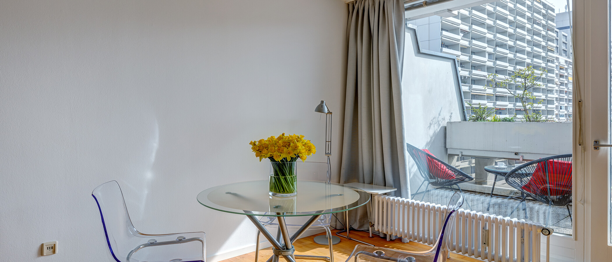 appartamento München Olympiadorf 02 zona living 9781