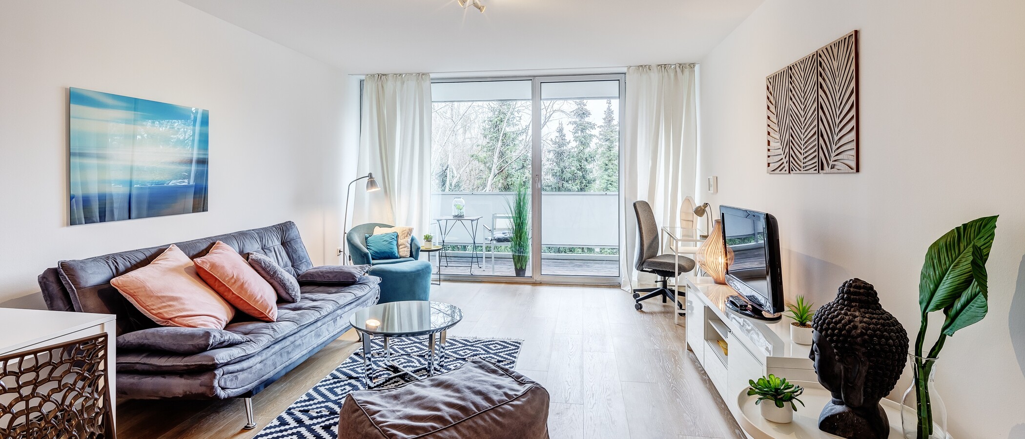 appartamento München Schwabing-Nord (zw. Leopoldstraße & Englischen Garten) 04 zona living 9789