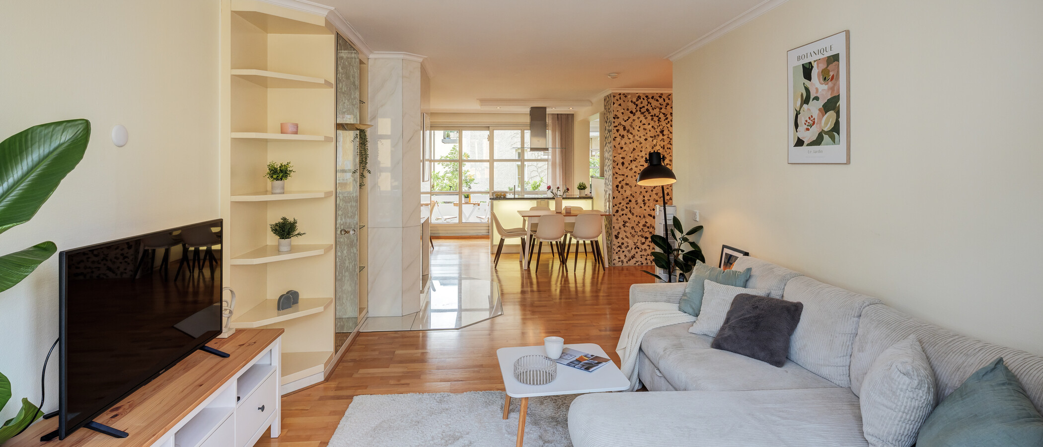 appartamento München Maxvorstadt 02 zona living 9792