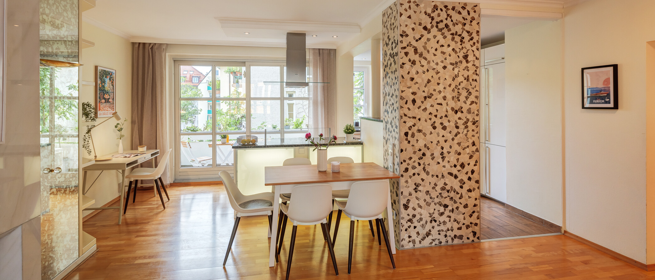 appartamento München Maxvorstadt 04 zona living 9792