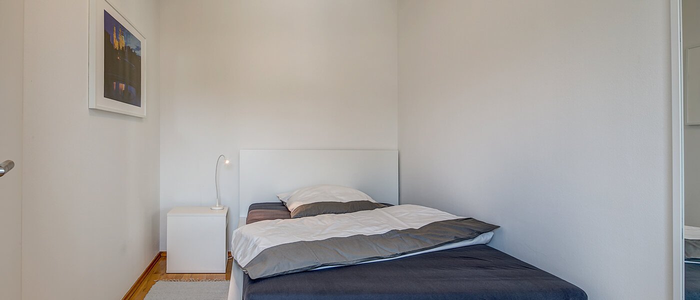 appartamento München Solln 01 camera da letto 9857