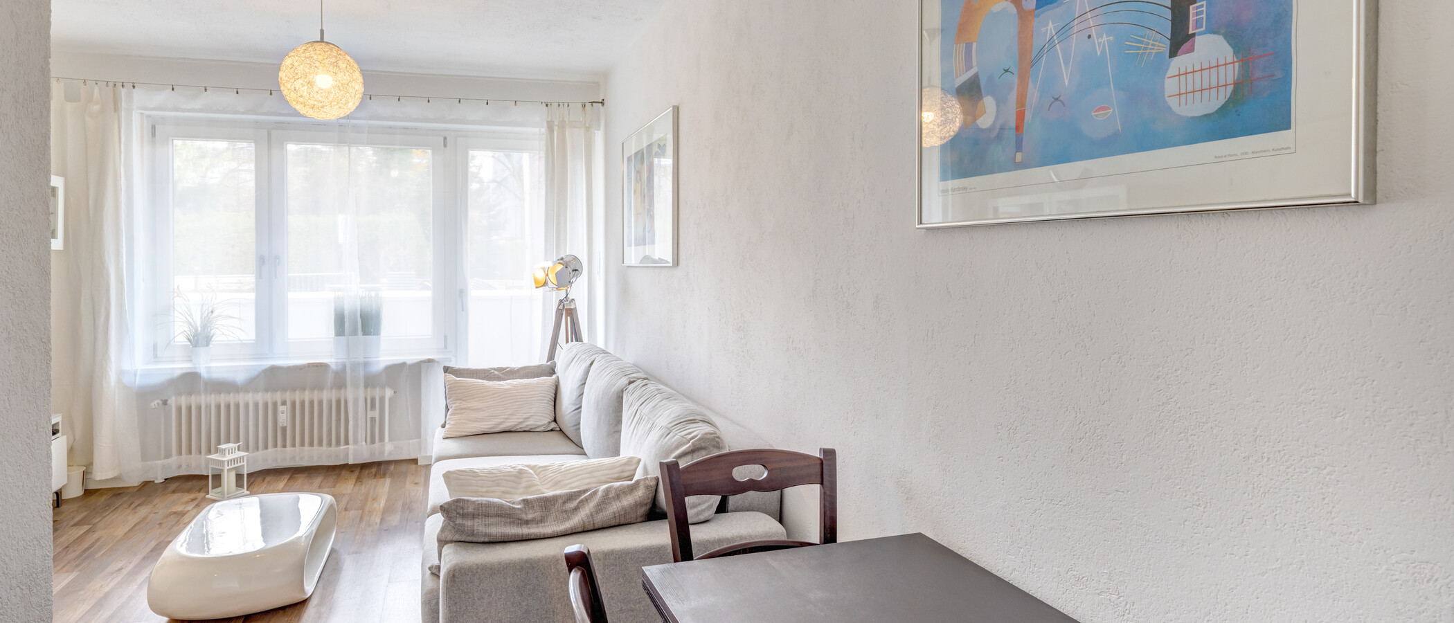 appartamento München Milbertshofen 04 zona living 9863