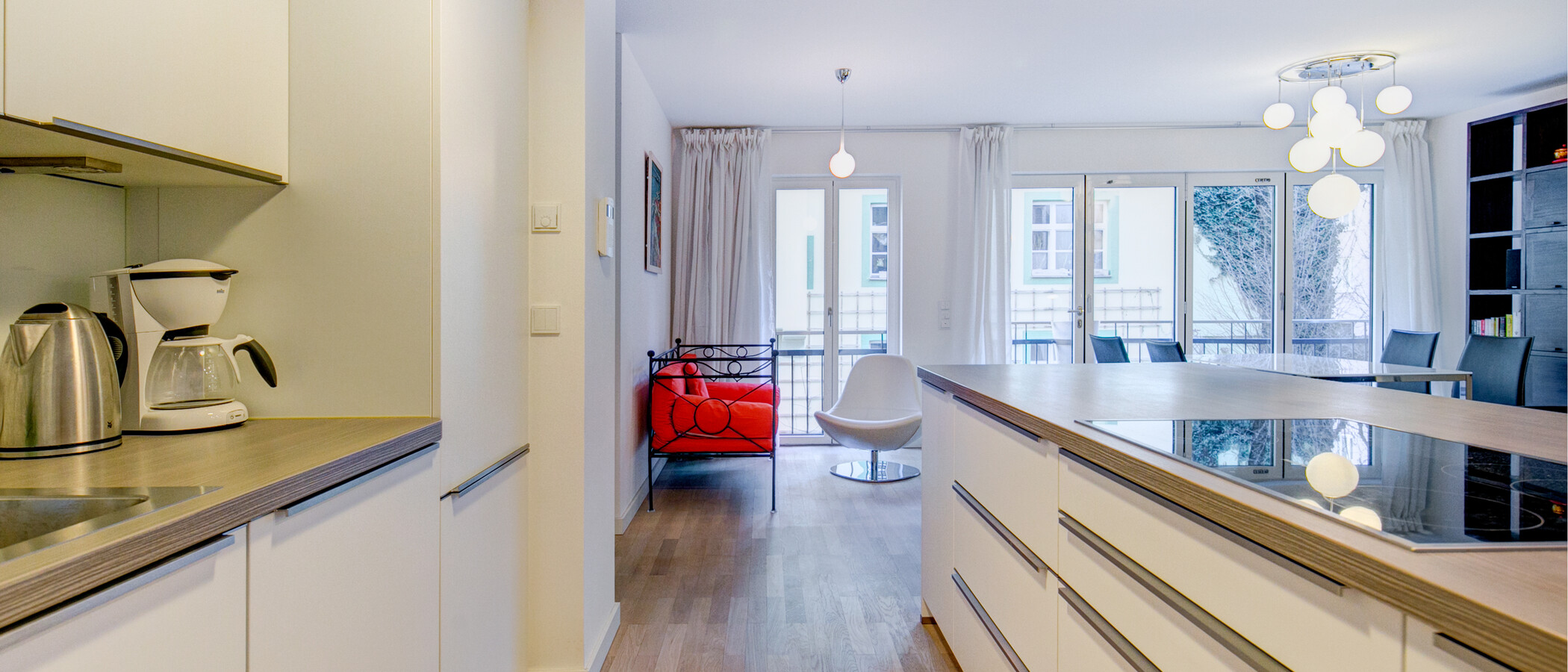 appartamento München Maxvorstadt - Universitätsviertel 04 cucina 9869