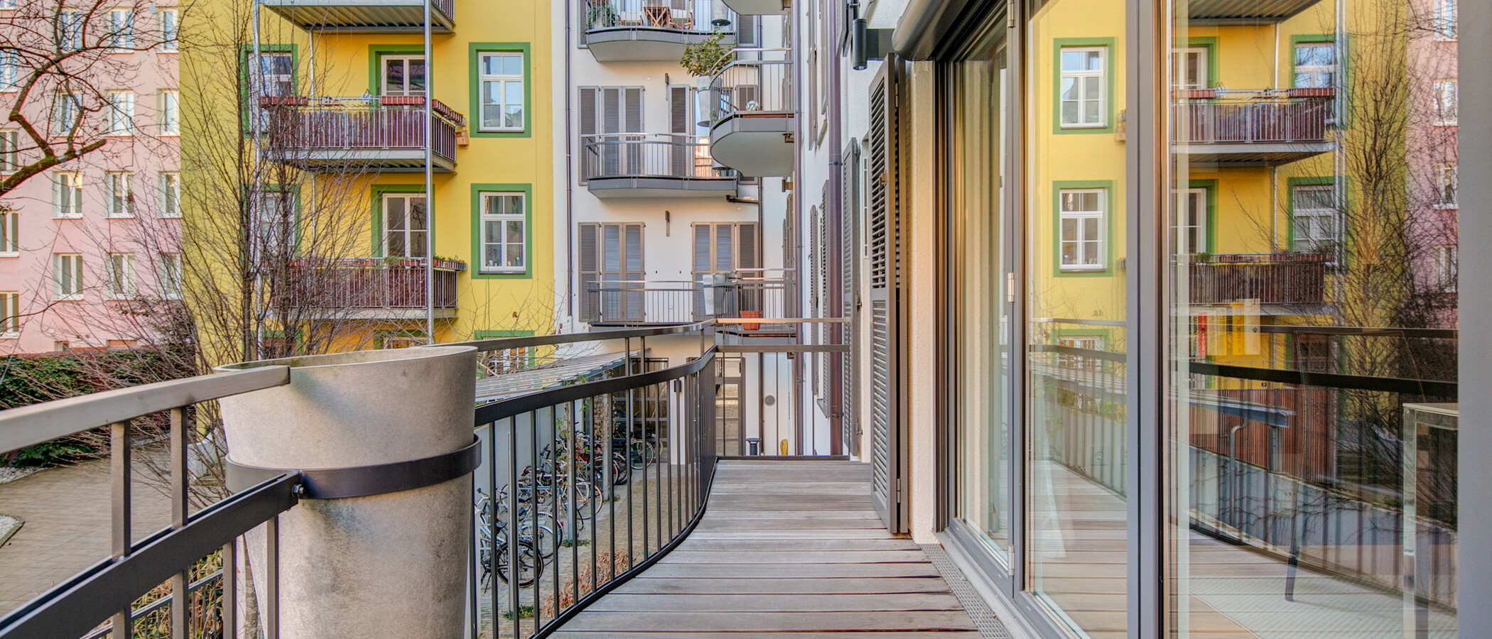 appartamento München Maxvorstadt - Universitätsviertel 02 balcone 9869