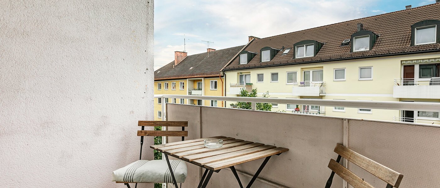 appartamento München Schwabing 01 balcone 9871