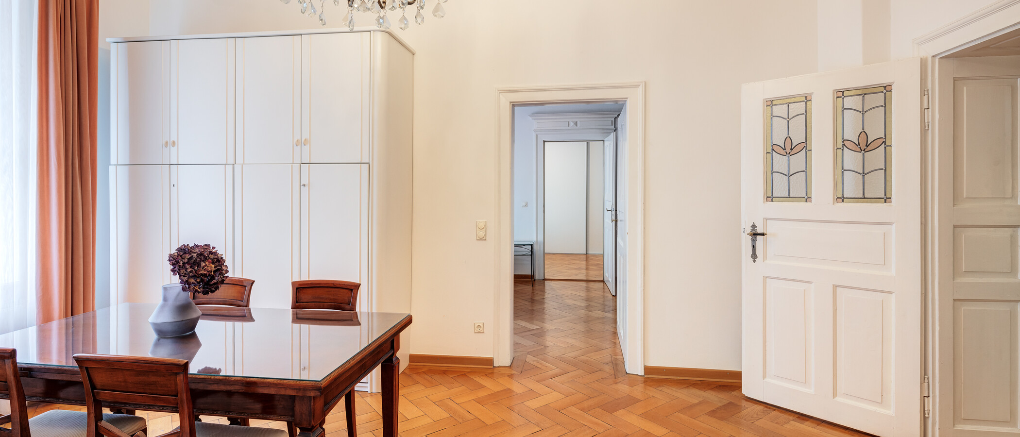 appartamento München Schwabing-Nord (zw. Belgrad- & Leopoldstraße) 02 sala da pranzo 9895