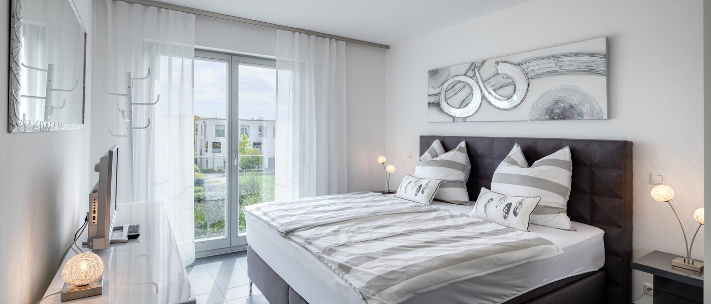 appartamento München Messestadt Riem 01 camera da letto 9917