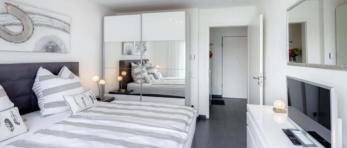 appartamento München Messestadt Riem 03 camera da letto 9917