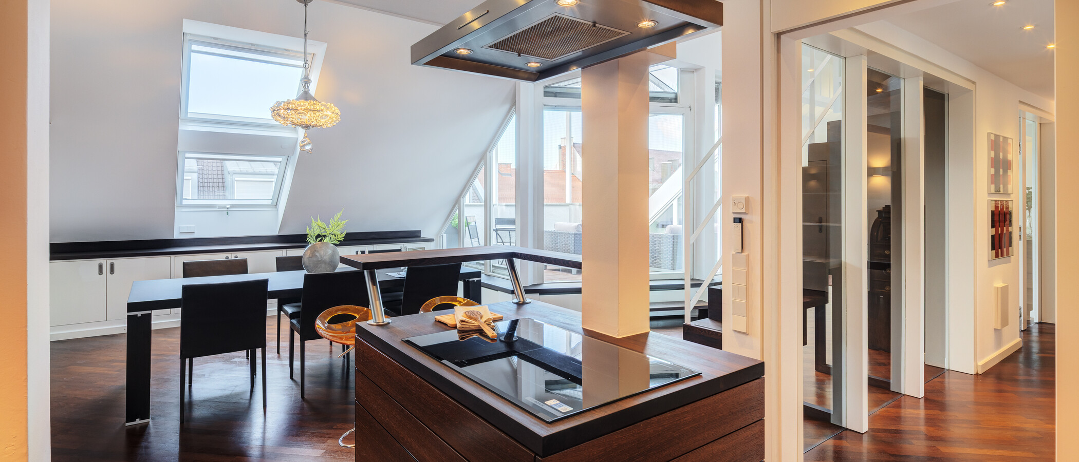 maisonnette con galleria München Maxvorstadt - Museumsviertel 04 cucina 9925