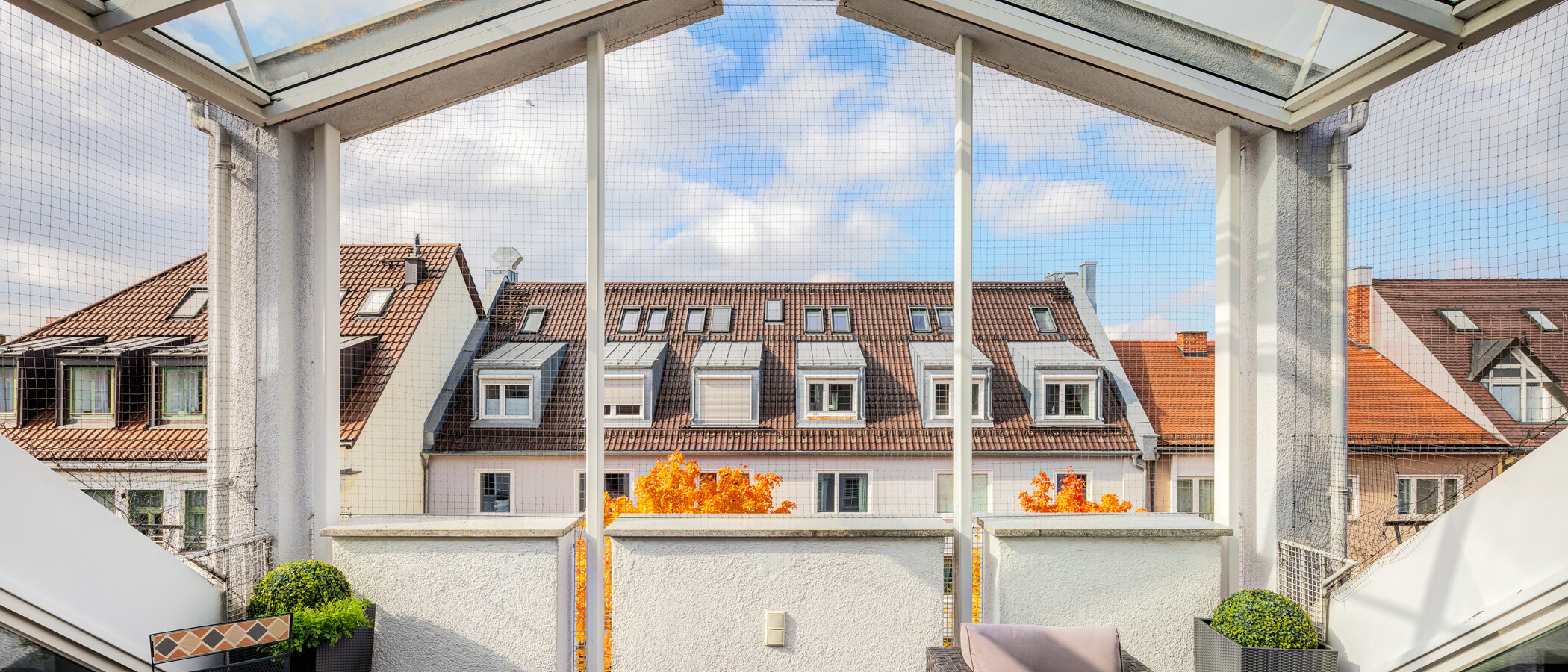 maisonnette con galleria München Maxvorstadt - Museumsviertel 02 terrazza sul tetto 9925