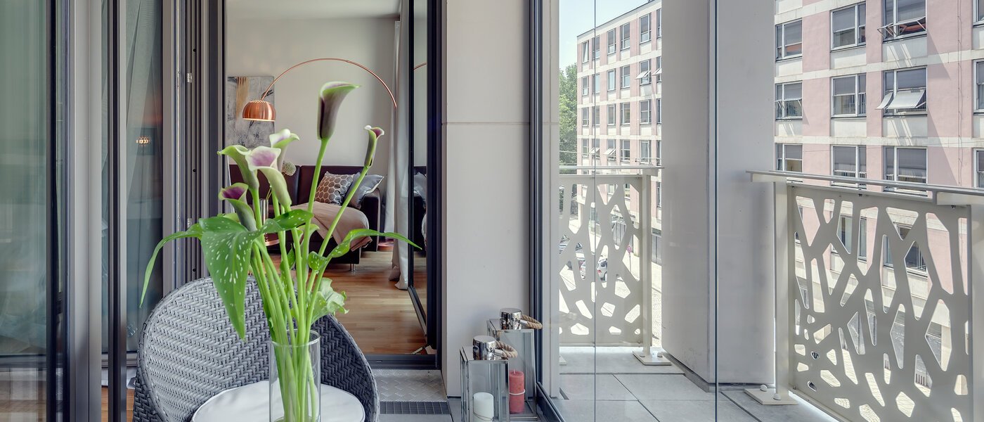 appartamento München Lehel 01 balcone 9937