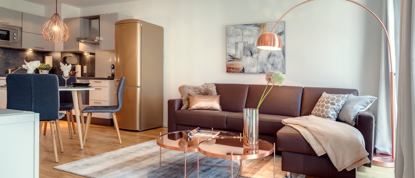 appartamento München Lehel 01 zona living 9937