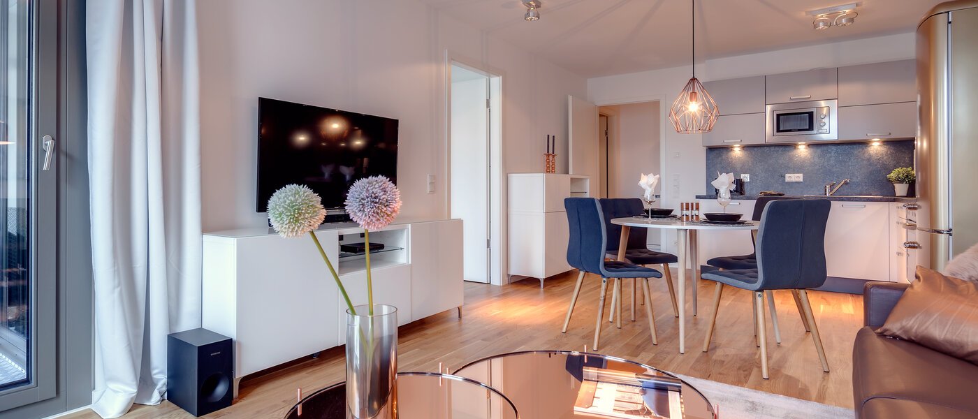 appartamento München Lehel 03 zona living 9937