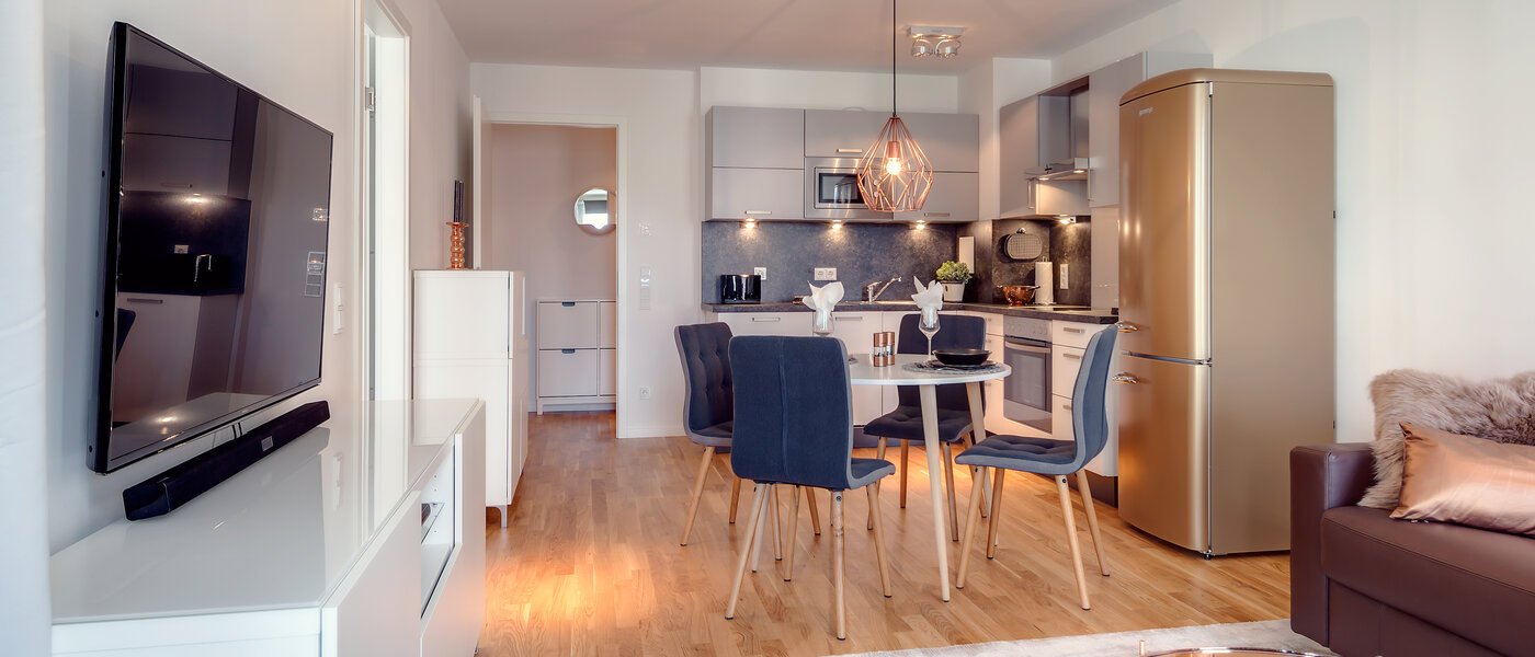 appartamento München Lehel 04 zona living 9937