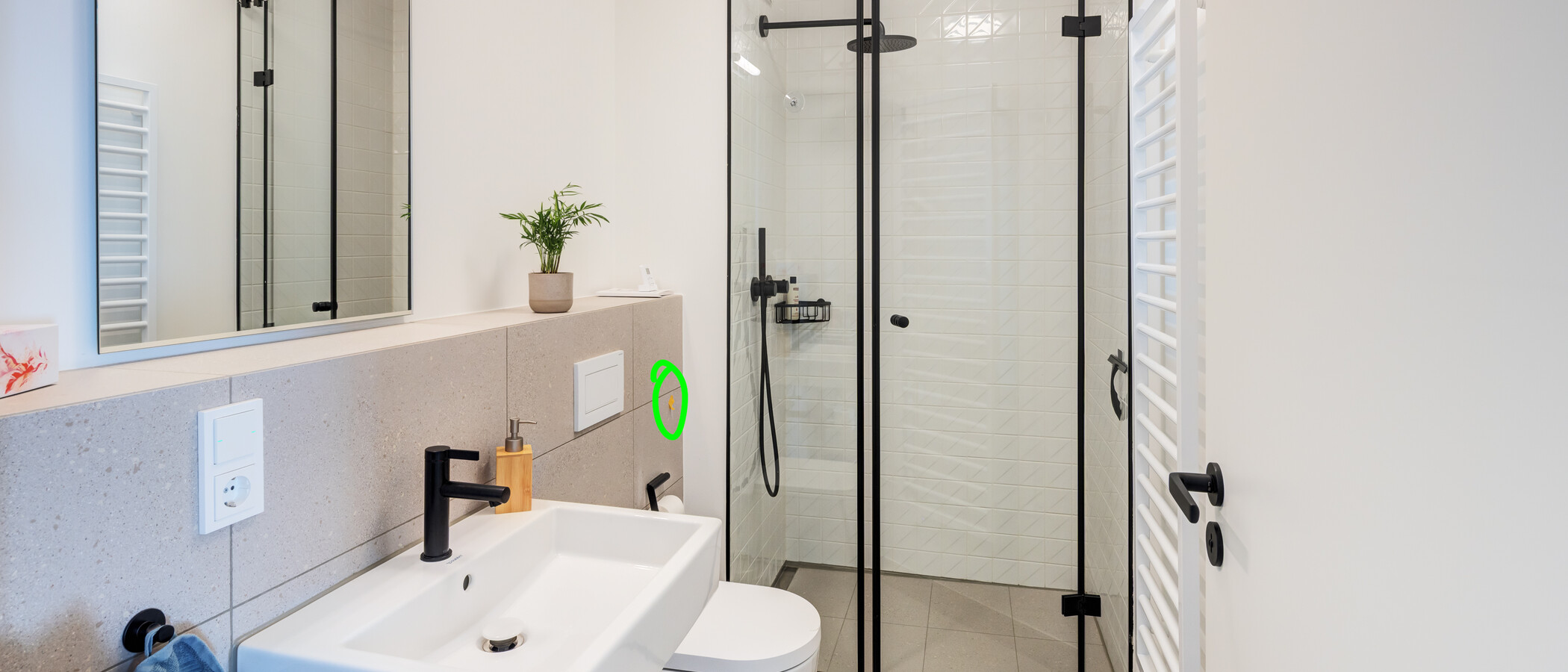 villa München Schwabing - Domagkpark 01 bagno 995