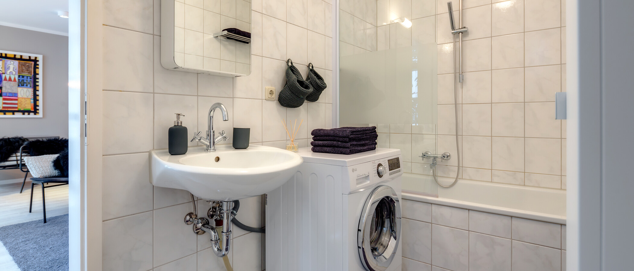 appartamento München Schwabing-West (rund um den Hohenzollernplatz) 01 bagno 9957